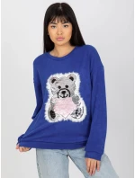 Blúzka LK BZ 509067 1.27 tmavo modrá Blúzka LK BZ 509067 1.27 tmavo modrá