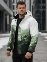 Pánska zimná lyžiarska bunda zelená FashionStreet TX5126