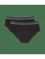 Dámske nohavičky Feel of Modal Midi 2P - BLACK - čierne 0004 - TRIUMPH Dámske nohavičky Feel of Modal Midi 2P - BLACK - čierne 0004 - TRIUMPH