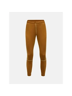 Teplé nohavice PEAK PERFORMANCE Magic 7/8 Long Johns Wool-blend Baselayer Women, hnedé