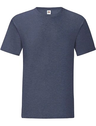 Fruit of the Loom Iconic 150 T Pánske tričko 16.1430 heather navy Fruit of the Loom Iconic 150 T Pánske tričko 16.1430 heather navy