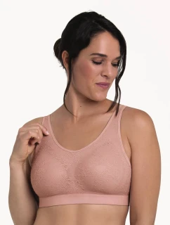 Pooperačná braletka Essential Lace s penovou výstužou 4700X rosewood - Anita Care