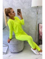 Tepláková súprava žltá neónová