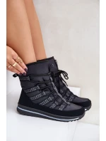 Śniegowce Damskie Progress PROGJ-20-02 Czarne