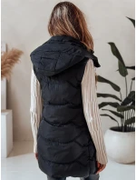 Dámska zateplená prešívaná vesta čierna FashionStreet TY5101