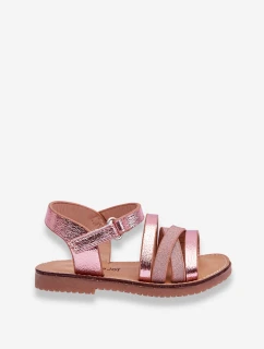 Dziecięce Sandały Z Paseczkami Różowe Isla