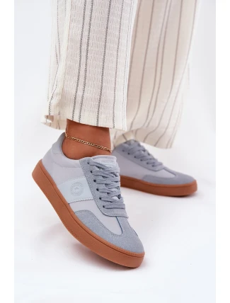 Sneakersy Damskie Big Star RR274805 Niebieskie