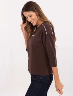 Blúzka RV BZ A826.89 tmavohnedá