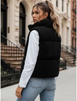 Dámska vesta z ovčej kože BEEWARM black FashionStreet TY3845