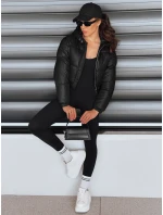 Dámska krátka zimná bunda s kapucňou čierna FashionStreet TY5416 Dámska krátka zimná bunda s kapucňou čierna FashionStreet TY5416