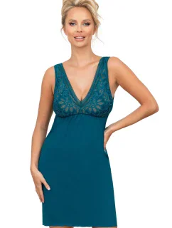 Dámska nočná košeľa Silvana modrá - Donna