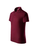 Detská polokošeľa Pique granátová