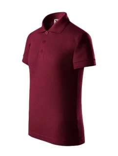 Detská polokošeľa Pique granátová