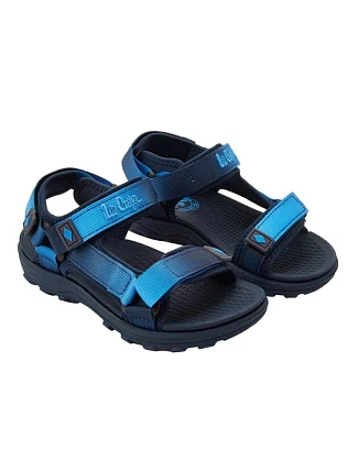 Lee Cooper Detská obuv Chlapčenské sandále na suchý zips na letnú pláž Blue