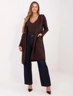 Kabát MJ SK H5031.93 tmavohnedý