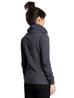 B071 Mikina s kapucňou na zips - ecru