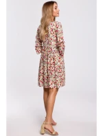 M521 Šaty s nariasenými rukávmi - model 5