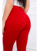 Dámske legíny 8882 Červená - Kesi