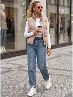 Dámske baggy džínsy s opaskom, modré, FashionStreet UY3123 Dámske baggy džínsy s opaskom, modré, FashionStreet UY3123