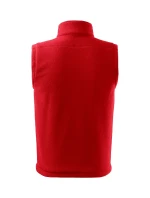 Next Fleecová vesta unisex červená