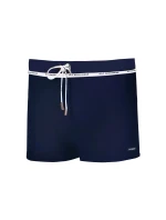 Pánske plavky L4 8 tm. modré - Self Pánske plavky L4 8 tm. modré - Self