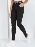 Dámske skinny džínsy čierne FashionStreet UY2754