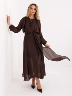 Šaty MI SK 27580.02 tmavohnedé