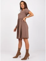 Šaty RV SK 5672.03P hnedé
