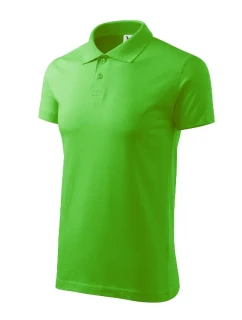 Single J. pánske polo tričko apple green