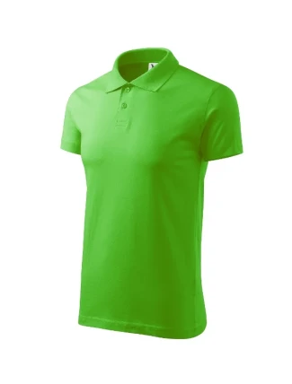 Single J. pánske polo tričko apple green
