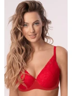 Podprsenka Laura push up červená Podprsenka Laura push up červená