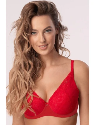 Podprsenka Laura push up červená Podprsenka Laura push up červená