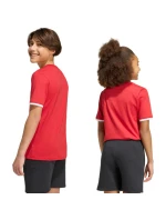 Adidas Detské tričko Entrada 26 Tee červená JZ6674 Adidas Detské tričko Entrada 26 Tee červená JZ6674