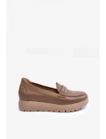 Poloplatformové topánky model 186094 Krok v štýle