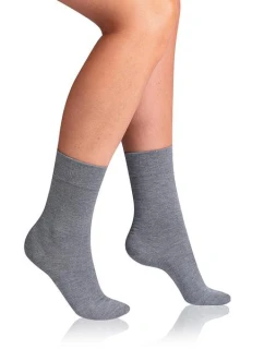 Dámske bambusové ponožky BAMBUS LADIES COMFORT SOCKS - BELLINDA - sivé