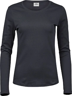 Tee Jays TJ 590 Dámske tričko Interlock s dlhým rukávom 18.0590 tmavošedé