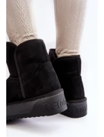 Wegańskie Wodoodporne Śniegowce Na Platformie D.Franklin DFSH371004 Czarne