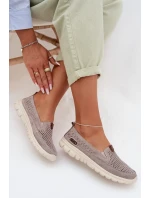 Otevřená semišová polobotka Ravinette