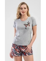 Dámske pyžamo šortky Motýle
