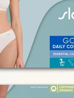 sloggi GO Daily Cotton Tai 3P - WHITE - SLOGGI WHITE - SLOGGI