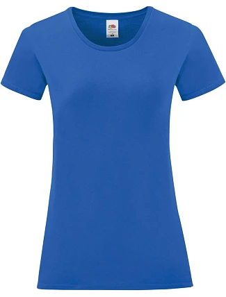 Fruit of the Loom Lady-Fit Iconic 150 T Dámske tričko 16.1432 kráľovská modrá Fruit of the Loom Lady-Fit Iconic 150 T Dámske tričko 16.1432 kráľovská modrá