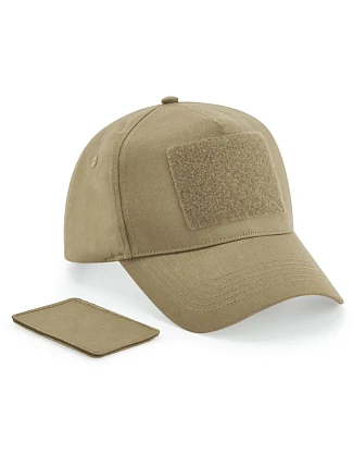 Beechfield B 638 5-panelová čiapka s nášivkou 53.0638 desert sand Beechfield B 638 5-panelová čiapka s nášivkou 53.0638 desert sand
