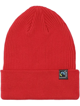 Neutral O 93056 Pletená čiapka z bio bavlny s certifikátom Fairtrade 77.9356 červená Neutral O 93056 Pletená čiapka z bio bavlny s certifikátom Fairtrade 77.9356 červená