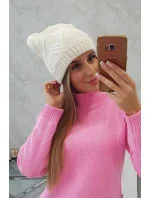 Dámska čiapka Majka K376 ecru