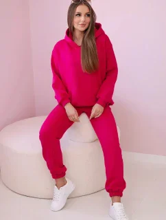 Bavlnená súprava s fuksiovou potlačou