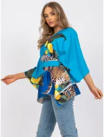 Blúzka DHJ BZ 15735B.13 modrá