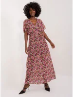 DHJ SK 9656 Šaty.19X čierna a ružová DHJ SK 9656 Šaty.19X čierna a ružová