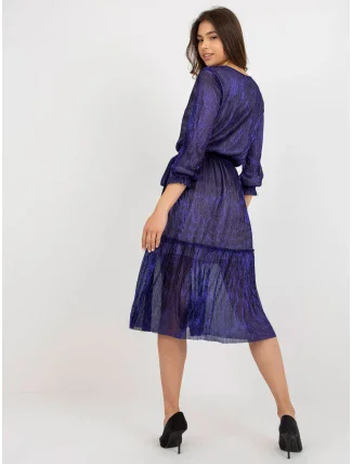 LK SK 507532 šaty.17P tmavo modrá