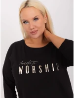 Blúzka RV BZ 9449.76 čierna farba