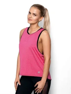 Tričko Fit Abel ružovo-čierne - Eldar